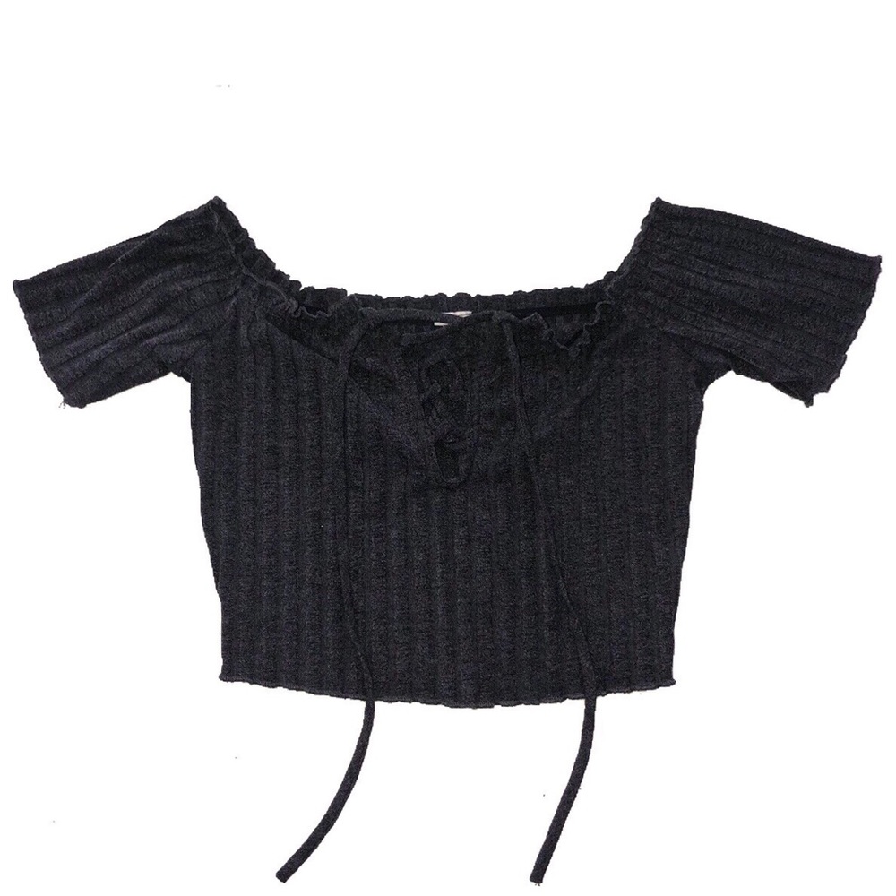 Urban Outfitters grey crop top